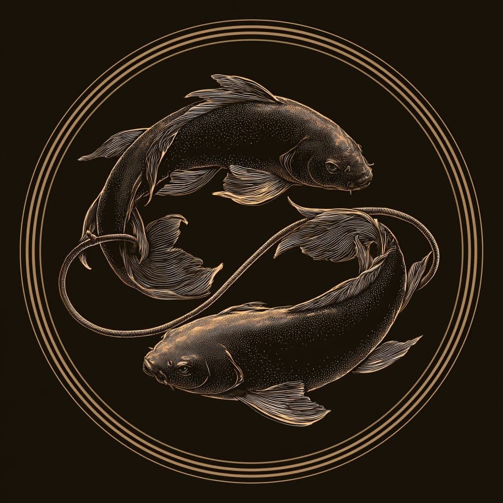 Pisces — sign emblem